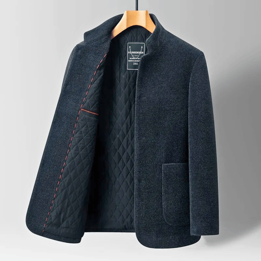 Bryson | Refined Wool Stand Collar Jacket