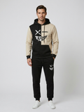Graham | Hoodie and Joggers Set with Graphic Print