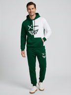 Graham | Hoodie and Joggers Set with Graphic Print