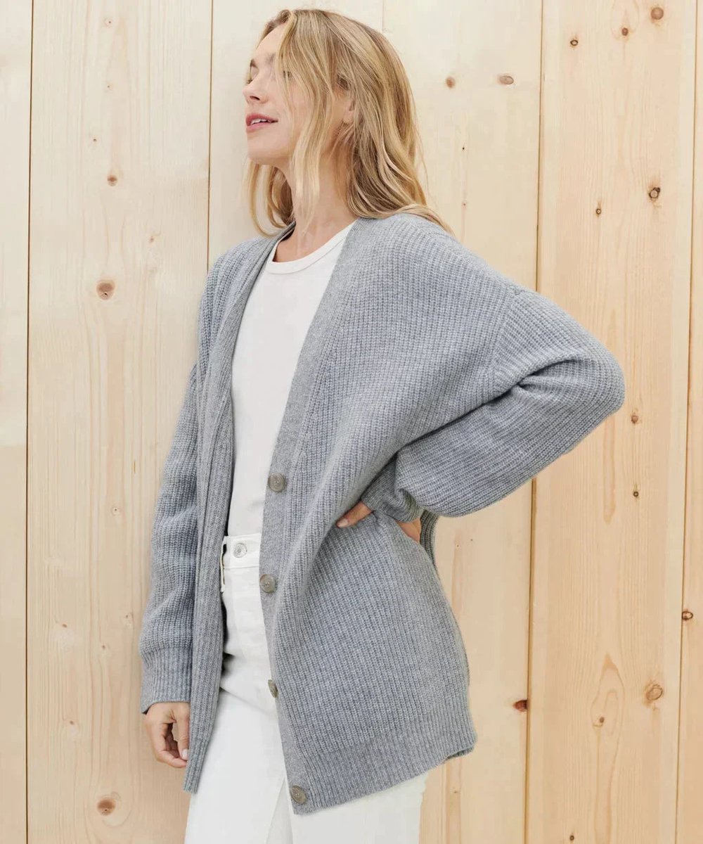 Zoey | Cashmere V-Neck Cardigan, Classic Fit