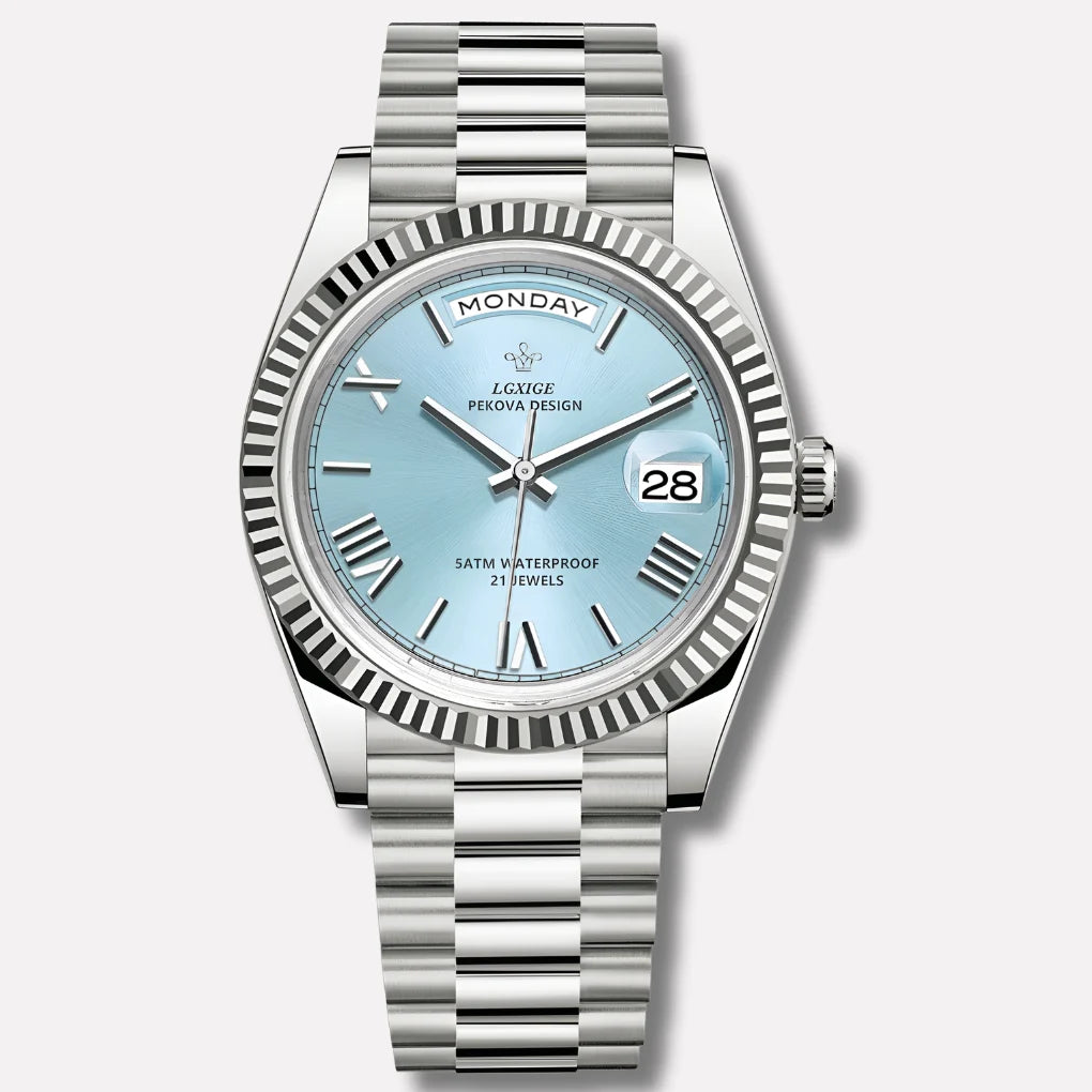Nash | Automatic Skeleton Watch with Steel Bracelet