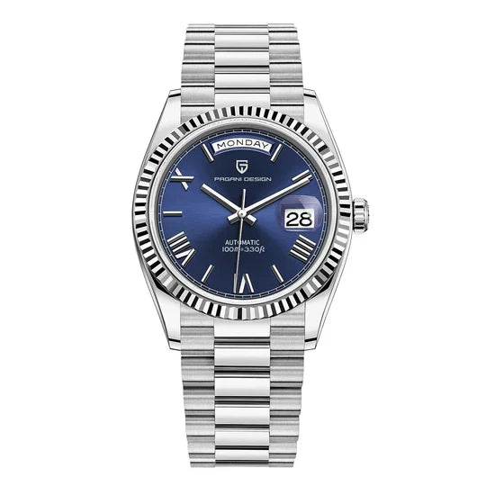 Nash | Automatic Skeleton Watch with Steel Bracelet