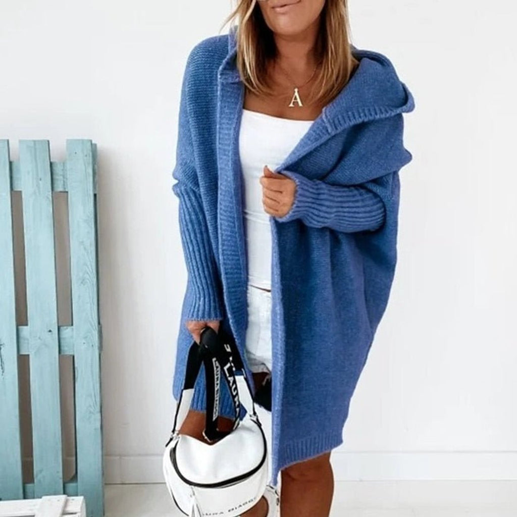 Margaret | Oversized Hooded Batwing Sleeve Cardigan