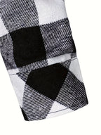 Archer | Half-Zip Polo Shirt with Plaid Sleeves