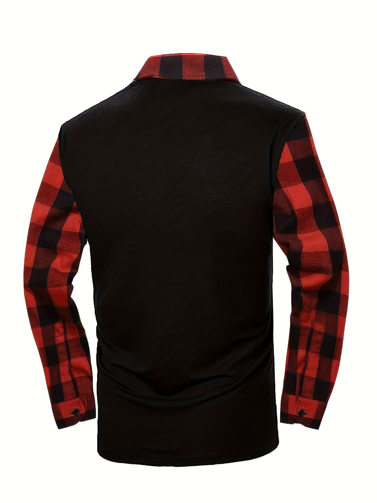 Archer | Half-Zip Polo Shirt with Plaid Sleeves