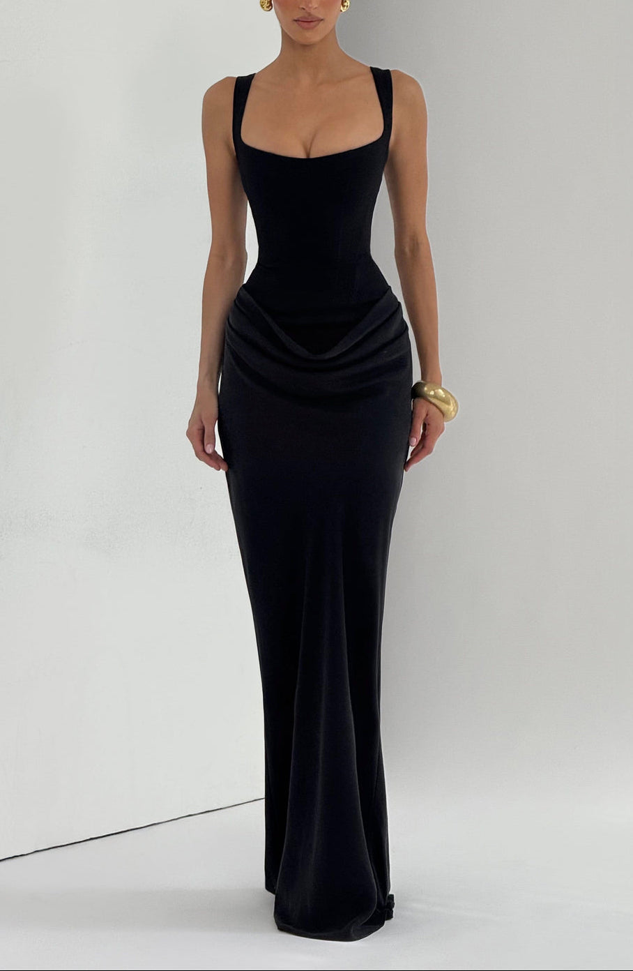 Bella | Corset Bodice Maxi Dress