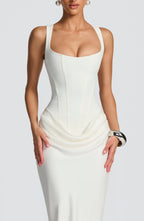 Bella | Corset Bodice Maxi Dress