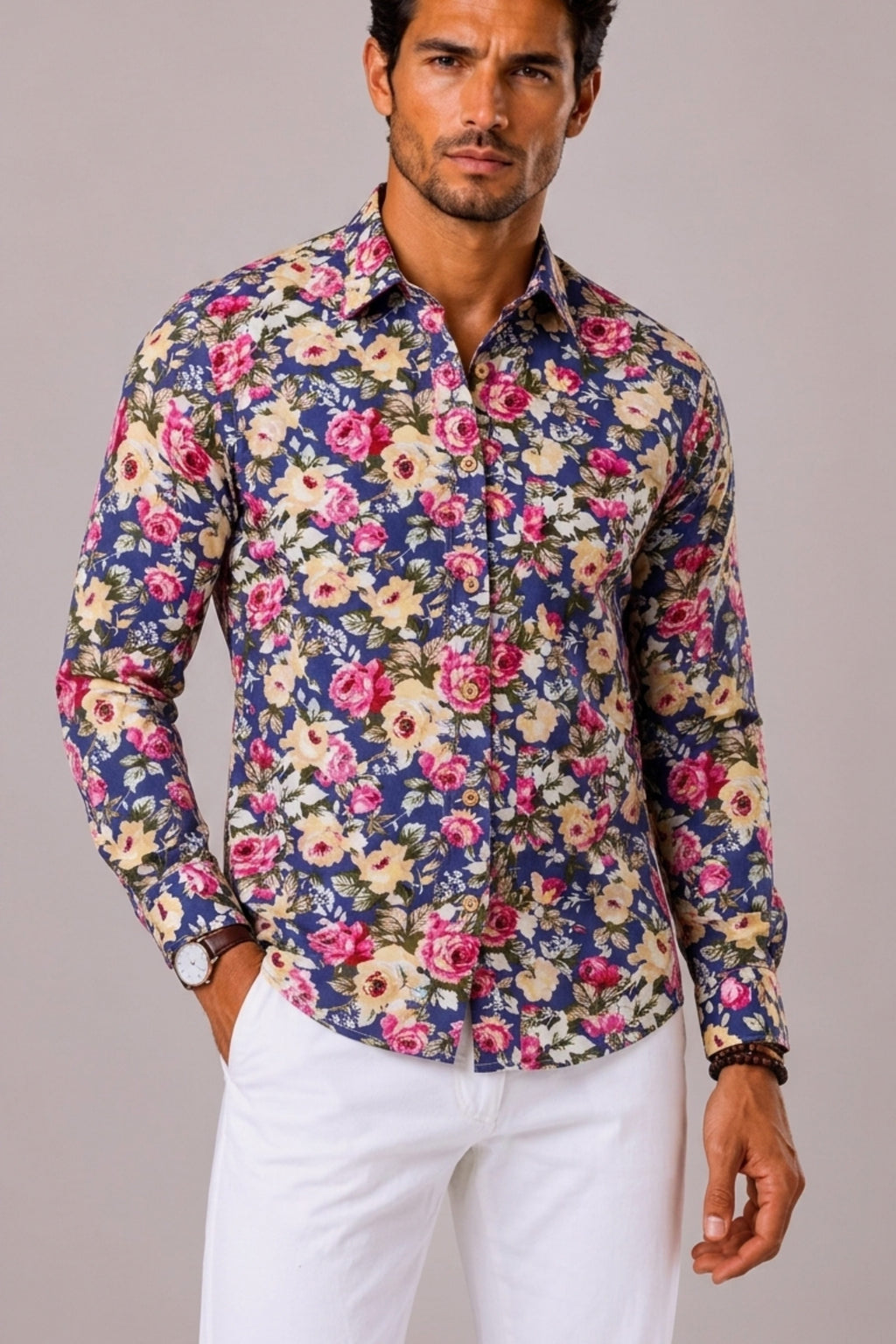 Palle | Classic Collar Long-Sleeve Shirt