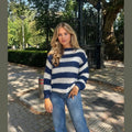 Dayna | Oversized Striped Chunky Knit Sweater