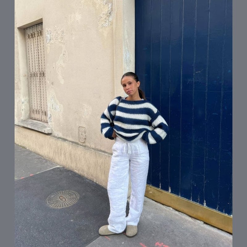 Dayna | Oversized Striped Chunky Knit Sweater