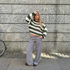 Dayna | Oversized Striped Chunky Knit Sweater