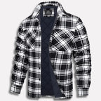 Spencer | Plaid Overshirt with Quilted Lining