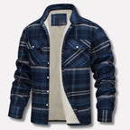 Spencer | Plaid Overshirt with Quilted Lining