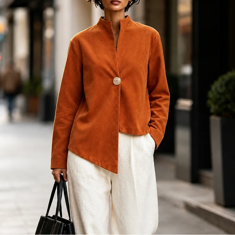 Hope | Asymmetrical Statement Jacket with Easy Fit