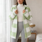 Aria | Buffalo Check Hooded Jacket with Full Zip