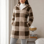 Aria | Buffalo Check Hooded Jacket with Full Zip