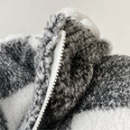 Aria | Buffalo Check Hooded Jacket with Full Zip
