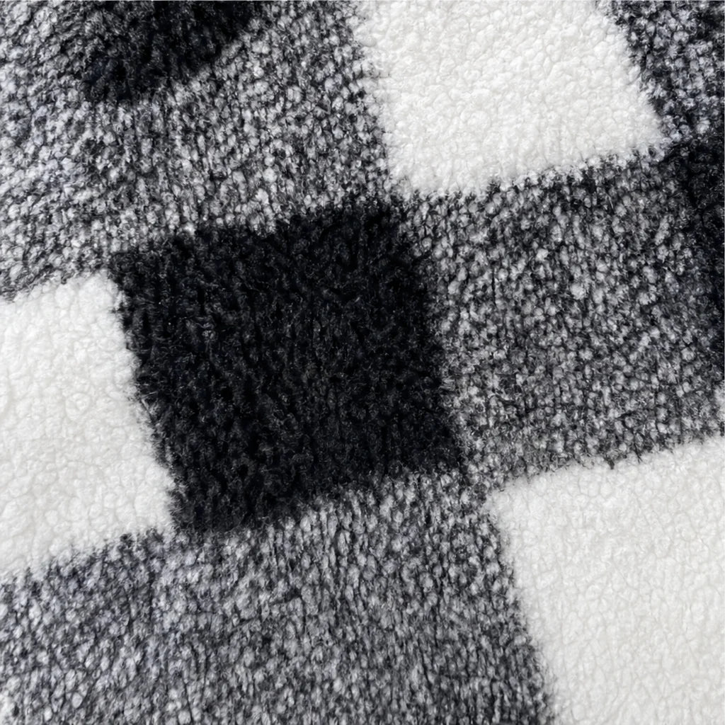 Aria | Buffalo Check Hooded Jacket with Full Zip