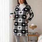 Aria | Buffalo Check Hooded Jacket with Full Zip