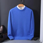 Jaxon | Crewneck Knit Sweater with Ribbed Edges