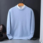Jaxon | Crewneck Knit Sweater with Ribbed Edges