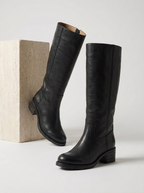 Yrsa | Knee-High Riding Boots with Block Heel