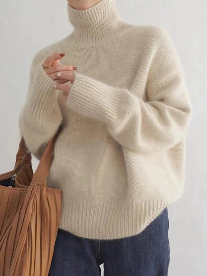 Darcy | Knitted Turtleneck Sweater with a Loose Fit