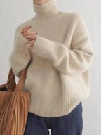 Darcy | Knitted Turtleneck Sweater with a Loose Fit