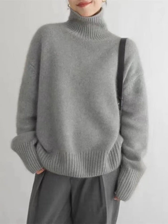 Darcy | Knitted Turtleneck Sweater with a Loose Fit