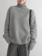 Darcy | Knitted Turtleneck Sweater with a Loose Fit