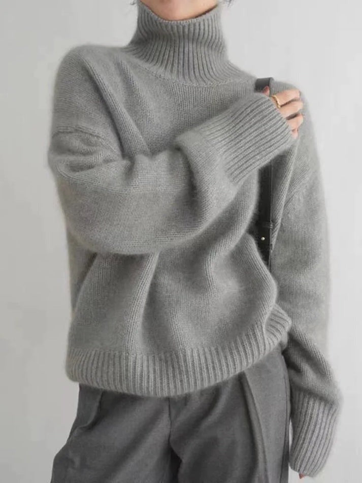 Darcy | Knitted Turtleneck Sweater with a Loose Fit