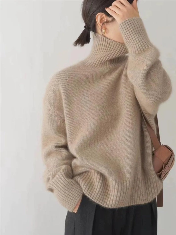 Darcy | Knitted Turtleneck Sweater with a Loose Fit