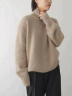 Darcy | Knitted Turtleneck Sweater with a Loose Fit