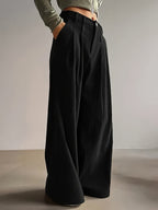 Londyn | High-Waisted Wide-Leg Pants with Pleats