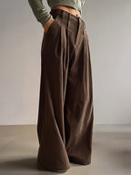 Londyn | High-Waisted Wide-Leg Pants with Pleats