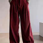 Londyn | High-Waisted Wide-Leg Pants with Pleats