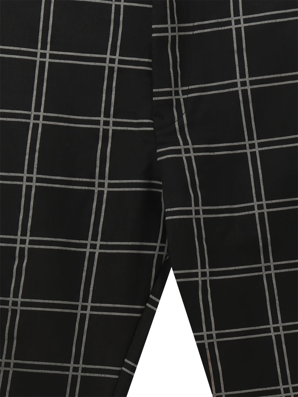 Reid | Plaid Slim-Fit Pants with Belt Loops