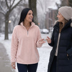 Cora Quarter-Zip Sweatshirt | Double-Sided Fleece, Relaxed Fit 4