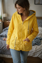 Courtney | Hip-Length Hooded Zip Jacket