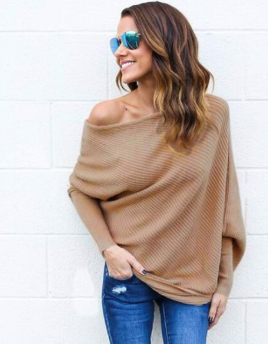 Dariah | Soft Off-the-Shoulder Sweater