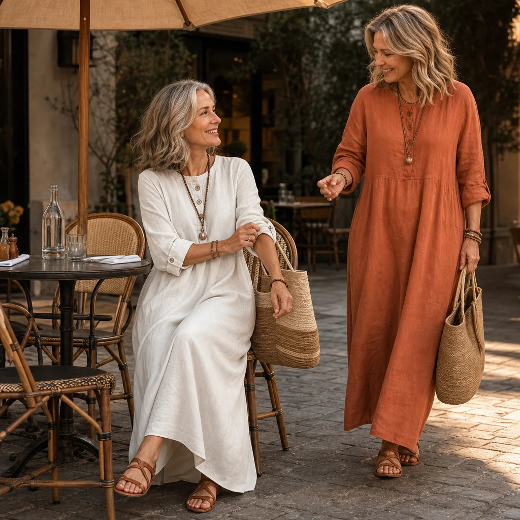 Josie | Maxi Dress with Deep In-Seam Side Pockets