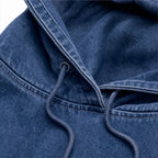 Dove Oversized Hoodie | Soft Cotton-Blend, Washed Denim-Look 8