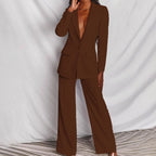 Jennifer | Blazer and Wide-Leg Pant Set