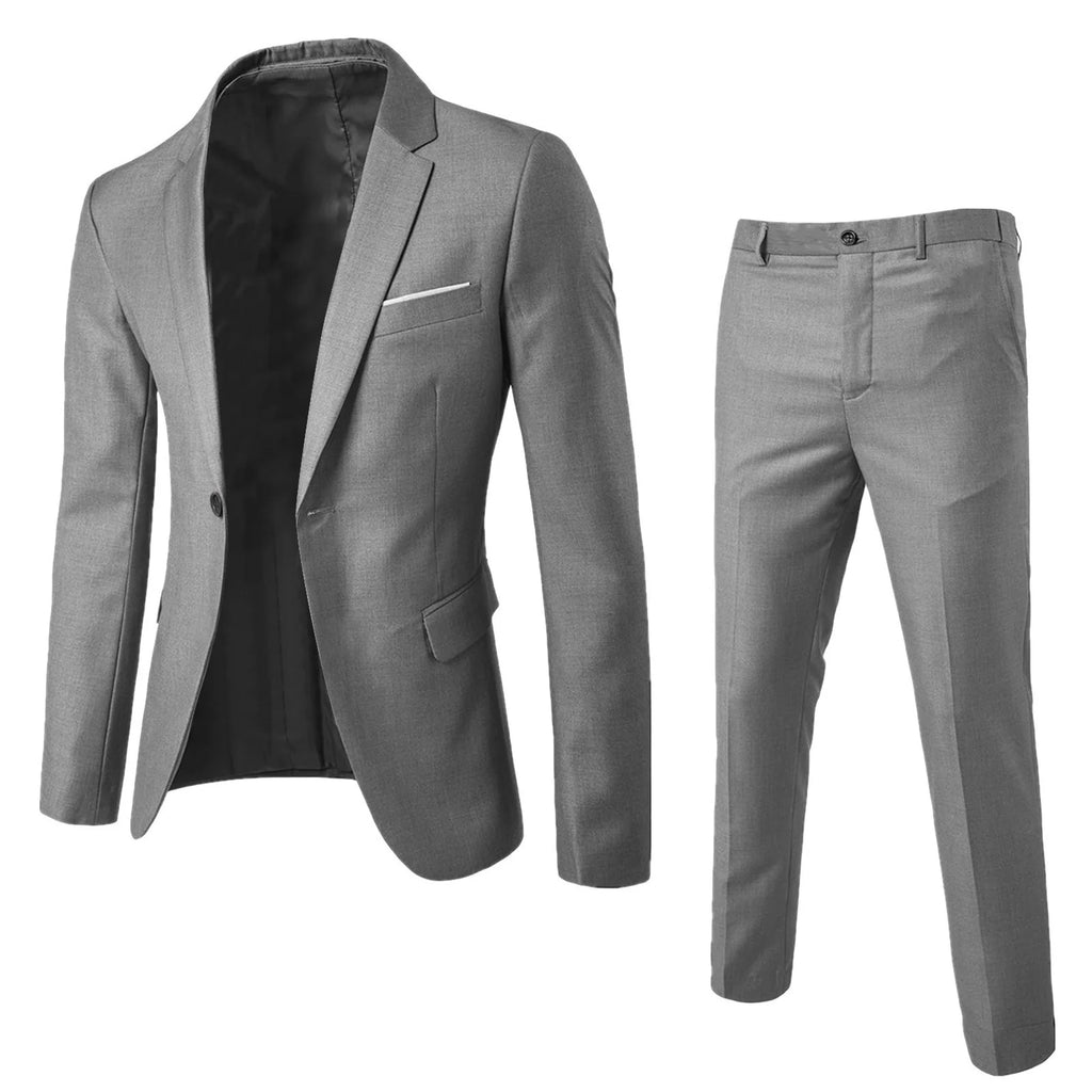 Jameson | Single-Breasted Suit with Straight Pants