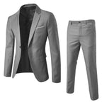 Jameson | Single-Breasted Suit with Straight Pants
