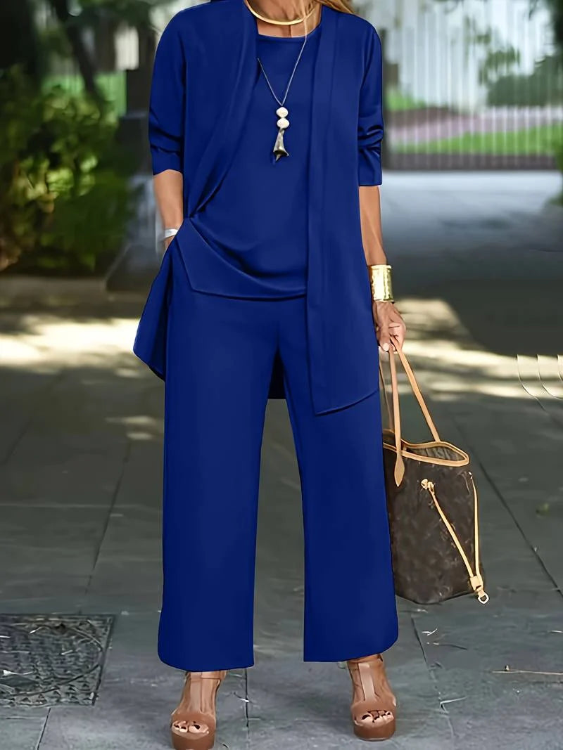 Leighton | Three-Piece Cardigan and Pant Set