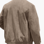 Elias | Suede Bomber Jacket with Zipper