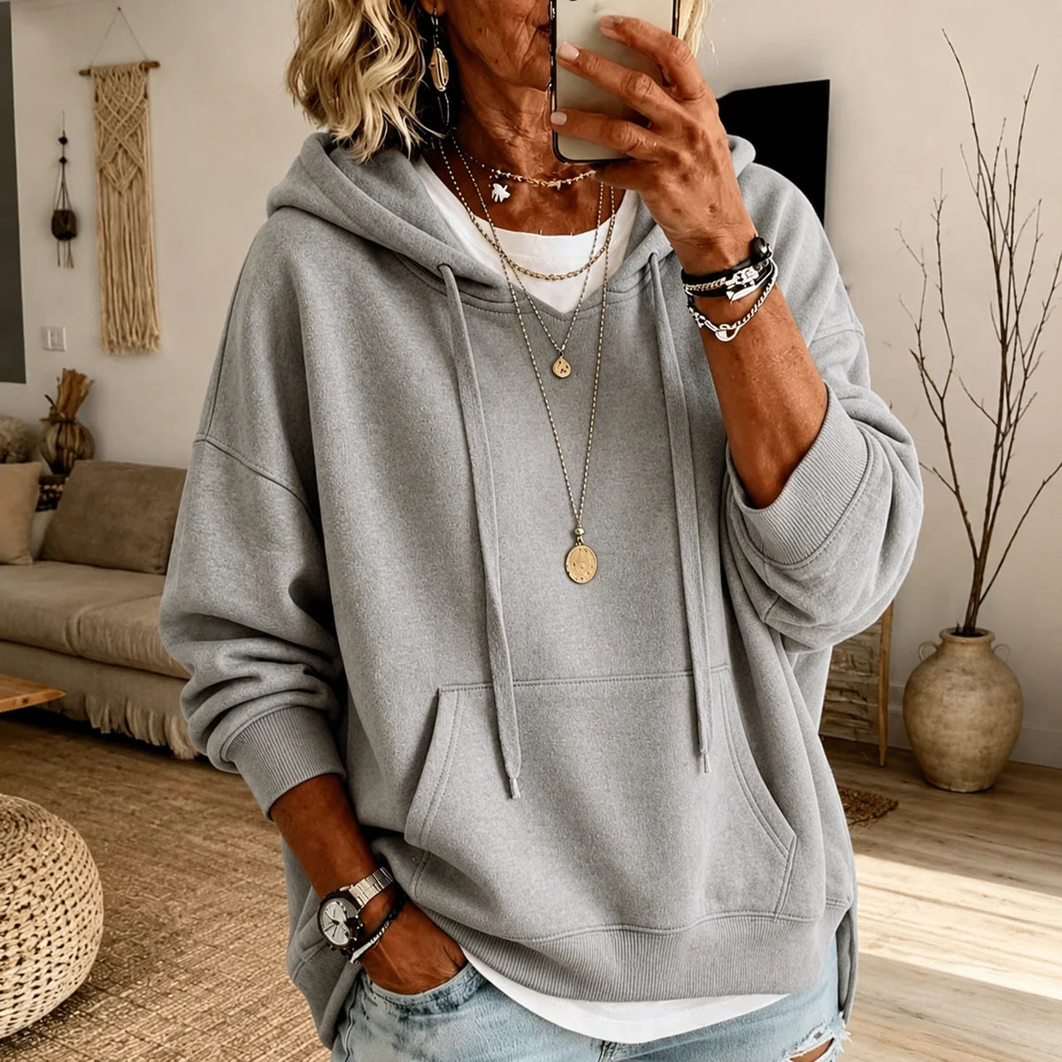 Emersyn | Oversized Hoodie with Kangaroo Pocket