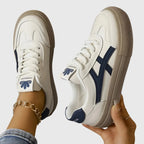 Marlene | Low-Top Platform Sneakers with Side Stripe
