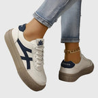 Marlene | Low-Top Platform Sneakers with Side Stripe